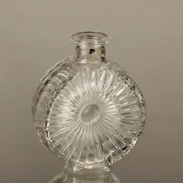 Riihimäen lasi Aurinkopullo koristepullo, 1/4, suunnittelija Helena Tynell, 1/4