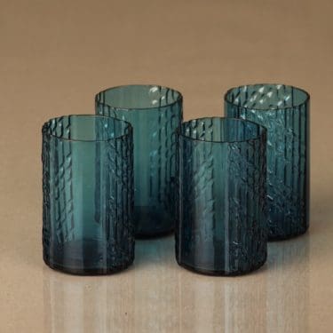 Riihimäen lasi Flindari lasit, 8 cl, 4 kpl, suunnittelija Nanny Still, 8 cl