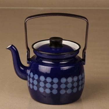 Finel Domino coffee pot, 1 l, designer Raija Uosikkinen, silk screening, retro