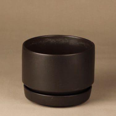 Arabia SN1 kukkaruukku, ruskea, suunnittelija Richard Lindt,