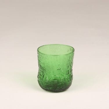 Nuutajärvi Fauna juomalasi, 18 cl, suunnittelija Oiva Toikka, 18 cl