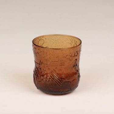 Nuutajärvi Fauna juomalasi, 12 cl, suunnittelija Oiva Toikka, 12 cl