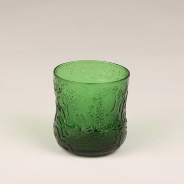 Nuutajärvi Fauna juomalasi, 12 cl, suunnittelija Oiva Toikka, 12 cl