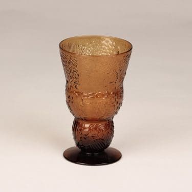 Nuutajärvi Fauna viinilasi, 25 cl, suunnittelija Oiva Toikka, 25 cl