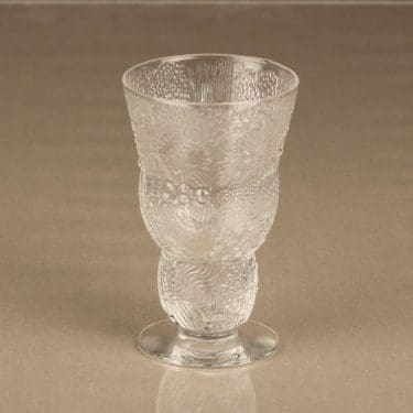 Nuutajärvi Fauna viinilasi, 25 cl, suunnittelija Oiva Toikka, 25 cl