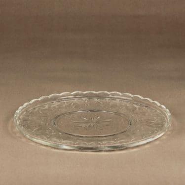 Nuutajärvi Apila platter, clear