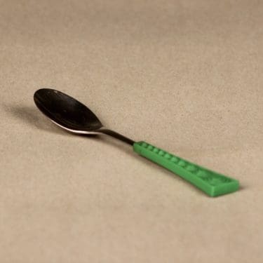 Hackman Colorina pikkulusikka, vihreä, suunnittelija Nanny Still, retro