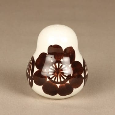 Arabia Köökki maustesirotin, ruskea, suunnittelija Gunvor Olin-Grönqvist, käsinmaalattu, signeerattu