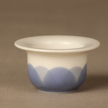 Arabia Arctrica Pudas munakuppi, sininen, suunnittelija Inkeri Leivo, serikuva