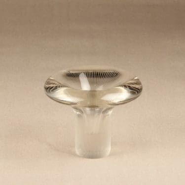 Iittala Tatti taidelasi, viivahiottu, suunnittelija Tapio Wirkkala, viivahiottu, signeerattu