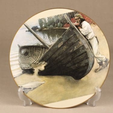 Arabia juhlalautanen, Purren valitus, 1985, suunnittelija Akseli Gallen-Kallela, Purren valitus, 1985, serikuva, numeroitu