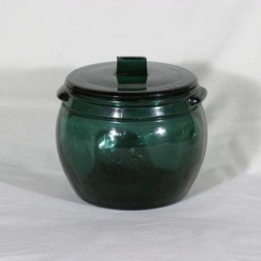 Riihimäen lasi Voitölkki lasikulho kannella, 2.5 l, suunnittelija , 2.5 l