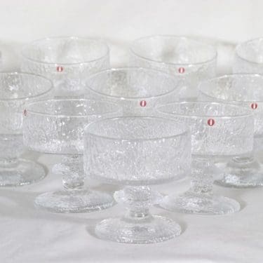 Iittala Senaattori annoskulhot, 20 cl, 12 kpl, suunnittelija Timo Sarpaneva, 20 cl
