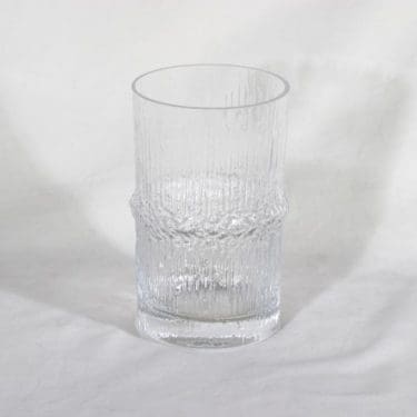 Iittala Niva maljakko, signeerattu, suunnittelija Tapio Wirkkala, signeerattu