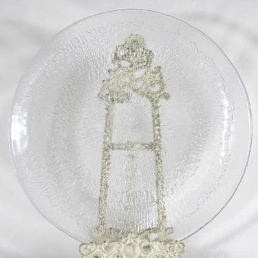 Iittala Solaris vati, kirkas, suunnittelija Tapio Wirkkala, suuri