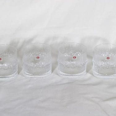 Iittala Niva lasit, 20 cl, 4 kpl, suunnittelija Tapio Wirkkala, 20 cl