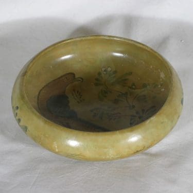 Grankullan saviteollisuus 616 kulho, kukkakuvio, suunnittelija , kukkakuvio, käsinmaalattu