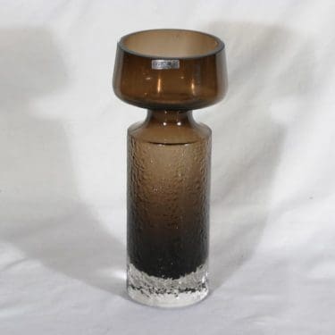 Riihimäen lasi Safari maljakko, ruskea, suunnittelija Tamara Aladin,