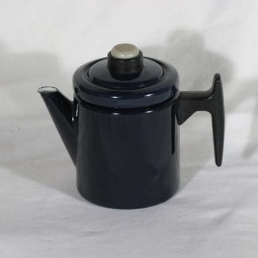 Wärtsilä Pikku-Pehtoori kahvipannu, sininen, suunnittelija Antti Nurmesniemi,