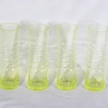 Riihimäen lasi Tzarina mehulasit, 30 cl, 4 kpl, suunnittelija Nanny Still, 30 cl