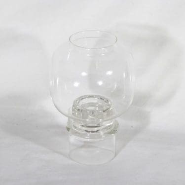 Arabia|Nuutajärvi Tuikku kynttilälyhty, kirkas, suunnittelija Heikki Orvola, pieni