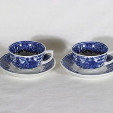 Arabia Maisema kahvikupit, 15 cl, 2 kpl, suunnittelija , 15 cl, kuparipainokoriste