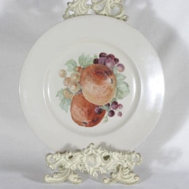 Arabia lautanen, hedelmäaihe, suunnittelija , hedelmäaihe, siirtokuva