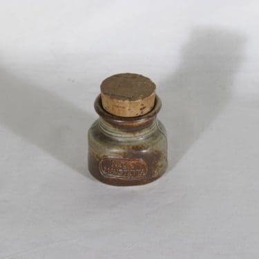 Arabia maustepurkki, käsinmaalattu, suunnittelija Francesco Lindh, käsinmaalattu, pieni, signeerattu