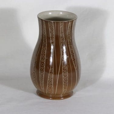 Arabia Siena maljakko, käsinmaalattu, suunnittelija , käsinmaalattu