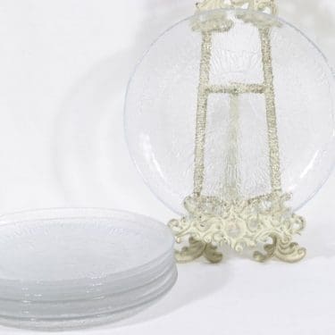 Iittala Solaris lautaset, kirkas, 7 kpl, suunnittelija Tapio Wirkkala,