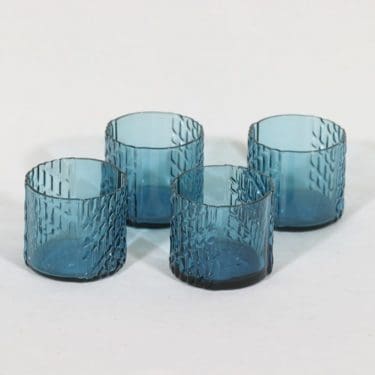Riihimäen lasi Flindari lasit, 10 cl, 4 kpl, suunnittelija Nanny Still, 10 cl