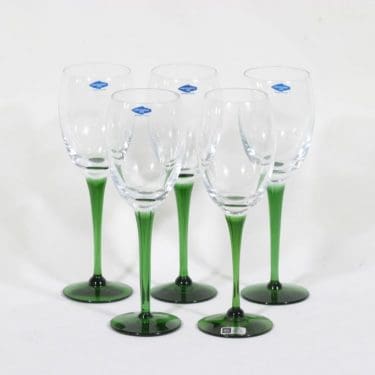 Nuutajärvi Traviata lasit, 18 cl, 5 kpl, suunnittelija Saara Hopea, 18 cl