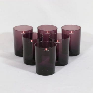 Iittala i-114 lasit, 18 cl, 6 kpl, suunnittelija Timo Sarpaneva, 18 cl