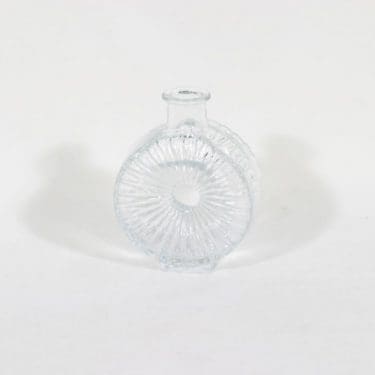 Riihimäen lasi Aurinkopullo koristepullo, kirkas, suunnittelija Helena Tynell, sävy I