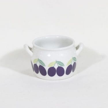 Arabia Pomona voiruukku, luumu, suunnittelija Raija Uosikkinen, luumu, 0.5 l