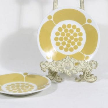 Arabia Sunnuntai lautaset, 2 kpl, suunnittelija Birger Kaipiainen, painokoriste