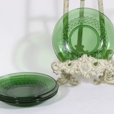 Kumela lautaset, vihreä, 3 kpl, suunnittelija , pieni