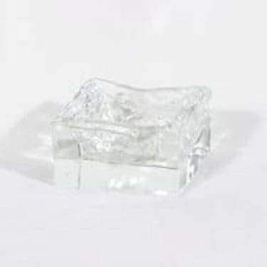 Nuutajärvi Arktis tuhka-astia, kirkas, suunnittelija Björn Weckström, massiivinen