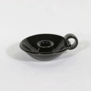 Arabia kynttilänjalka, ruskea, suunnittelija , koristelematon