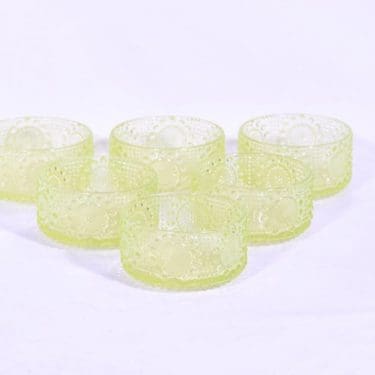 Riihimäen lasi Grapponia annosmaljat, 18 cl, 6 kpl, suunnittelija Nanny Still, 18 cl