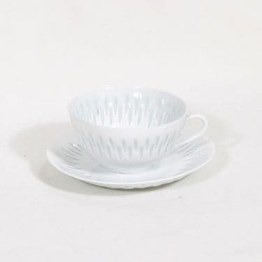 Arabia riisiposliini teekuppi, valkoinen, suunnittelija ,