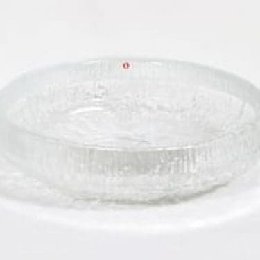 Iittala Lunaria kulho, kirkas, suunnittelija Tapio Wirkkala, massiivinen