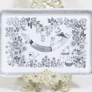 Arabia Emilia paistivati, suunnittelija Raija Uosikkinen, kuparipainokoriste