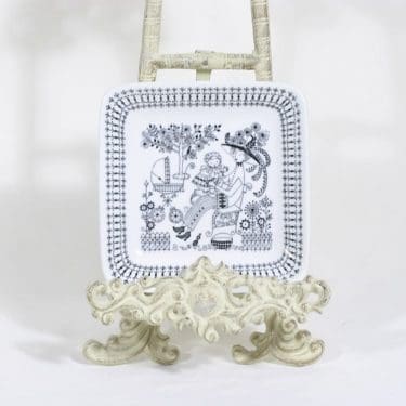 Arabia Emilia vati, suunnittelija Raija Uosikkinen, pieni, kuparipainokoriste