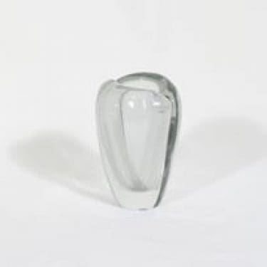 Nuutajärvi Usva maljakko, happosigneerattu, suunnittelija Kaj Franck, happosigneerattu, pieni