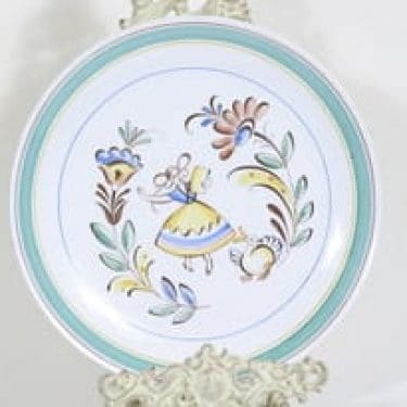 Arabia Talonpoika lautanen, käsinmaalattu, suunnittelija Svea Grankund, käsinmaalattu