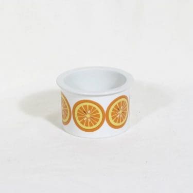 Arabia Pomona purnukka, appelsiini, suunnittelija Raija Uosikkinen, appelsiini