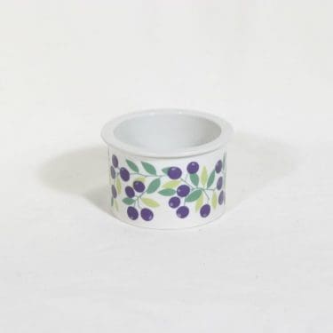 Arabia Pomona purnukka, mustikka, suunnittelija Raija Uosikkinen, mustikka