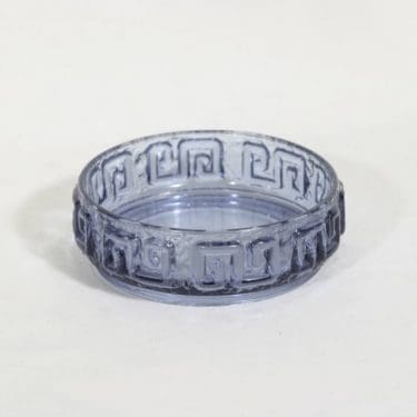 Riihimäen lasi Taalari tuhka-astia, lila, suunnittelija Tamara Aladin,