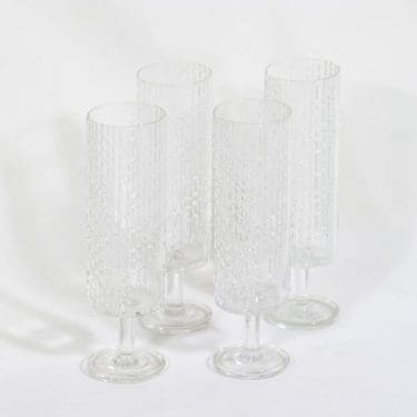 Riihimäen lasi Flindari lasit, 30 cl, 4 kpl, suunnittelija Nanny Still, 30 cl